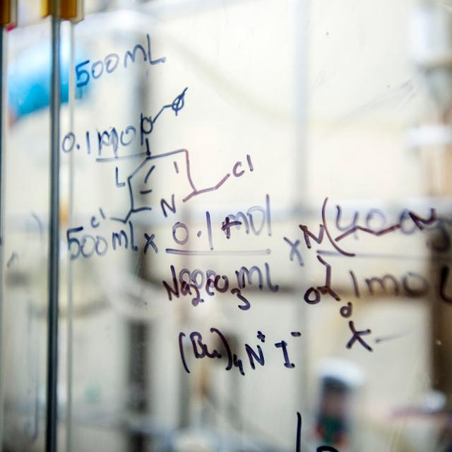 equation on glass